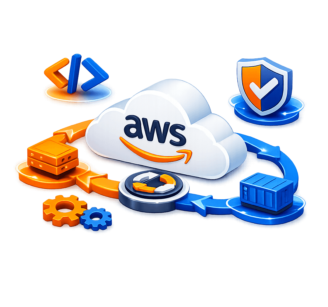 AWS DevOps illustration