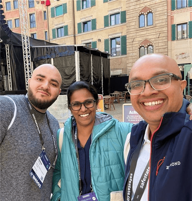 Abhilash and Soumya at CloudFest