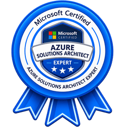 Microsoft Certified Azure Solutions Architect Expert Badge