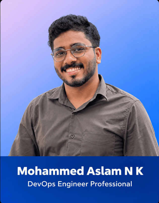 Mohammed Aslam N K