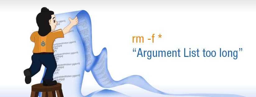 rm -f *:  “Argument List too long”