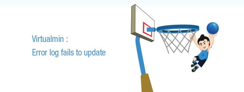 Error log fails to get update in Virtualmin