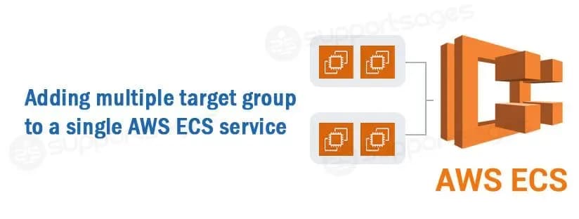 Adding multiple target group to a single AWS ECS Service