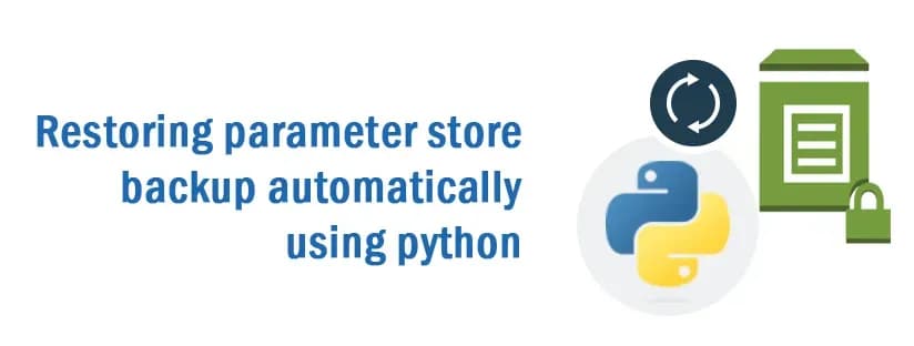 Restoring parameter store backup automatically using Python.