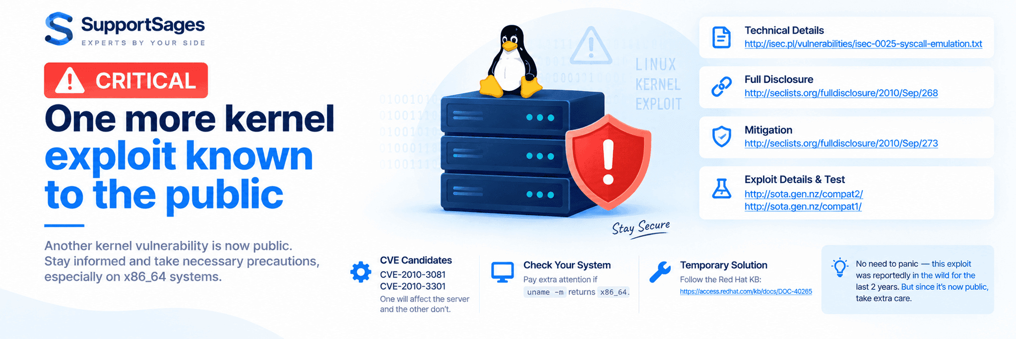 CRITICAL : One more kernel exploit known to the public