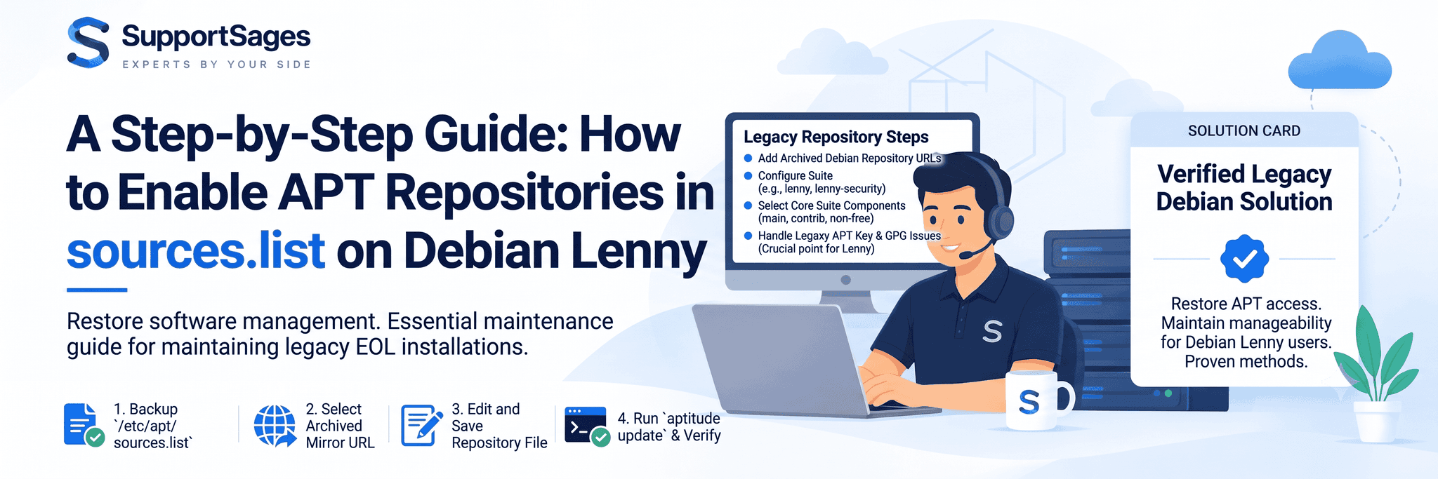 How to Enable APT Repositories in sources.list on Debian Lenny