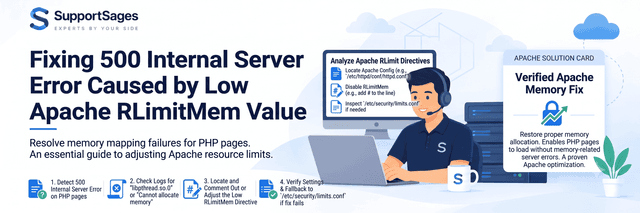 How to Fix 500 Internal Server Error Caused by Low RLimitMem Value