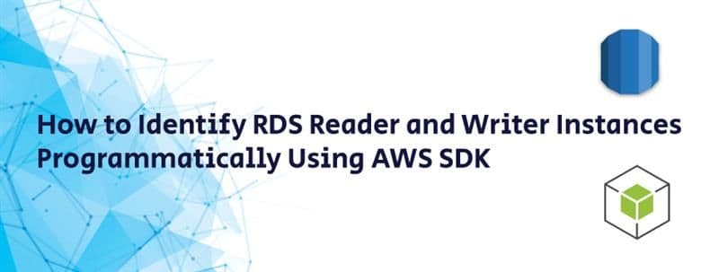 How to Identify RDS Reader and Writer Instances Programmatically Using AWS SDK
