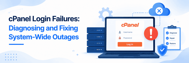 cPanel Login Failures: Diagnosing and Fixing System-Wide Outages