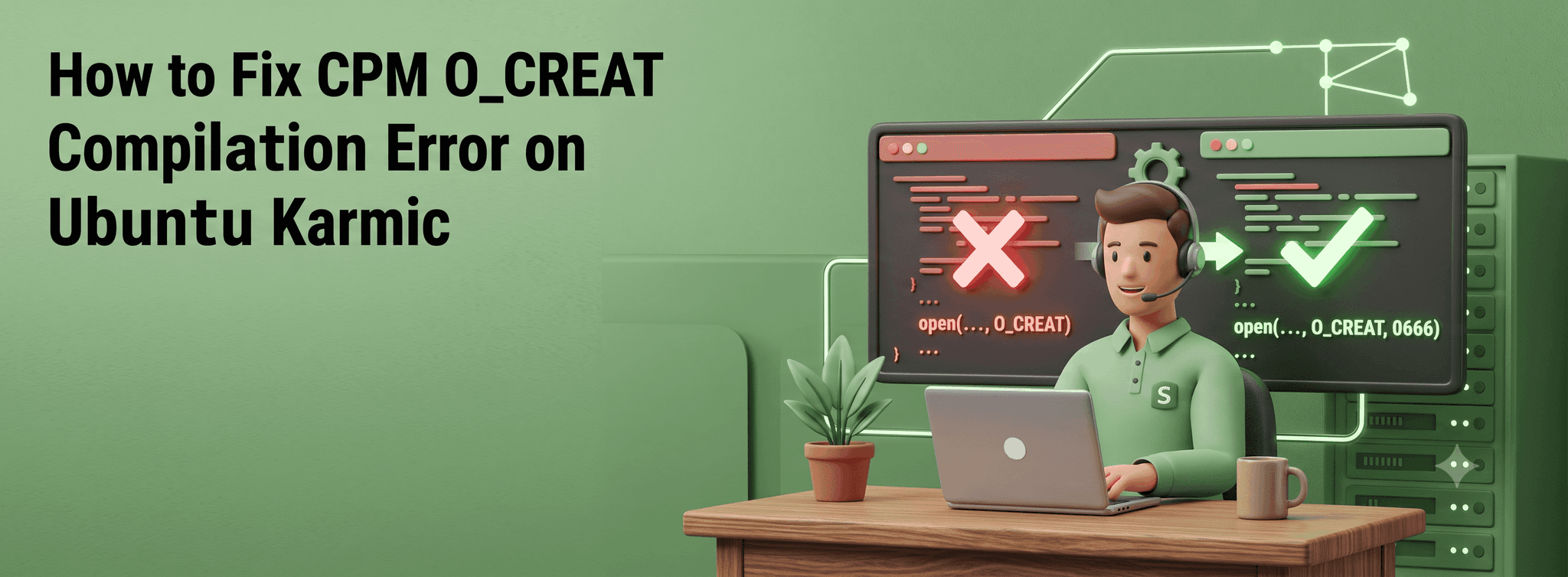 How to Fix CPM O_CREAT Compilation Error on Ubuntu Karmic
