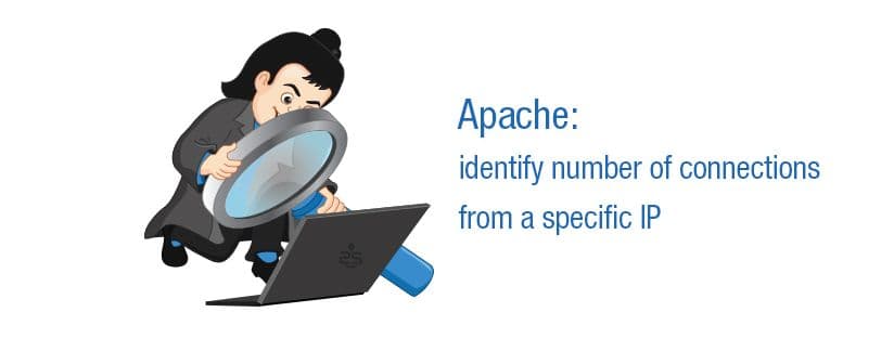 Apache: identify number of connections from a specific IP