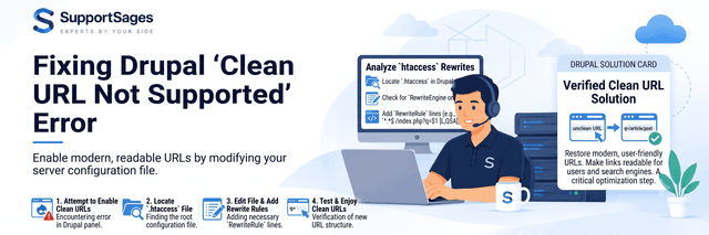 How to Fix 'Clean URL Not Supported' Error in Drupal