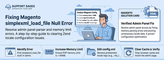 How to Fix Magento simplexml_load_file Null Error