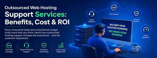 Outsourced Web Hosting Support Services: Benefits, Cost & ROI