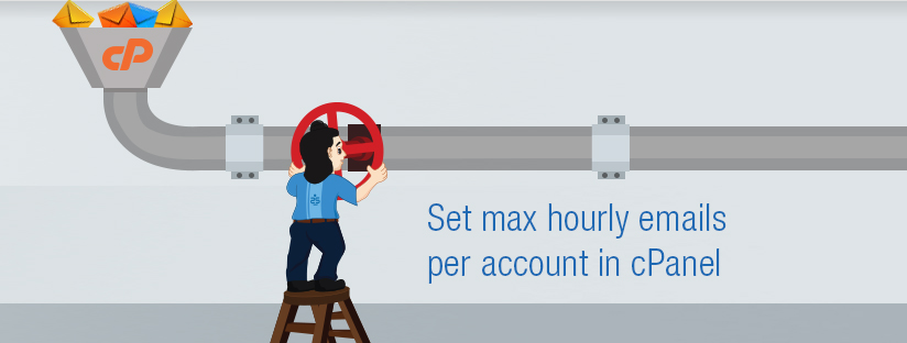 Set max hourly email limit per account in cPanel
